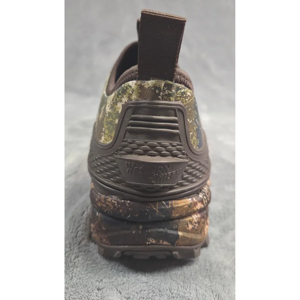 Western Chief Mens Camo Waterproof Garden Shoes Size 8 Brown Rubber Neoprene